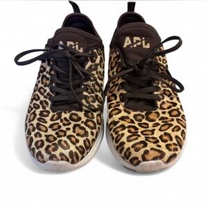 APL Cheetah Pattern Sneakers with Black Accents